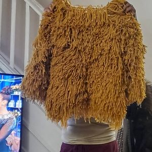 Crochet Shaggy Jacket